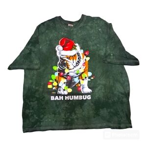 Liquid blue Bulldog Christmas Shirt